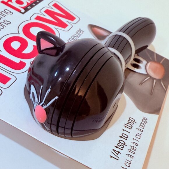 Joie Meow Cat Measuring Spoons Set Nesting Kitchen Gadget Gift Cooking Baking - Picture 4 of 12